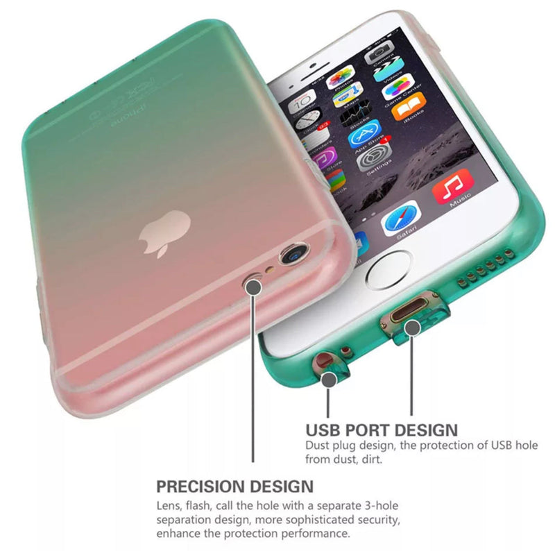 Premium Softshell TPU Colourful Gradient Cases (Extra 1.33mm Thickness)- for Apple iPhone XS Max - Super Savings Technologies Co.,LTD 