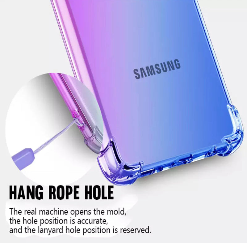 Premium Four Corners AirBag Impact Technology Colourful Gradient Cases- for Special Edition Samsung Galaxy S10Lite/S10-5G - Super Savings Technologies Co.,LTD 