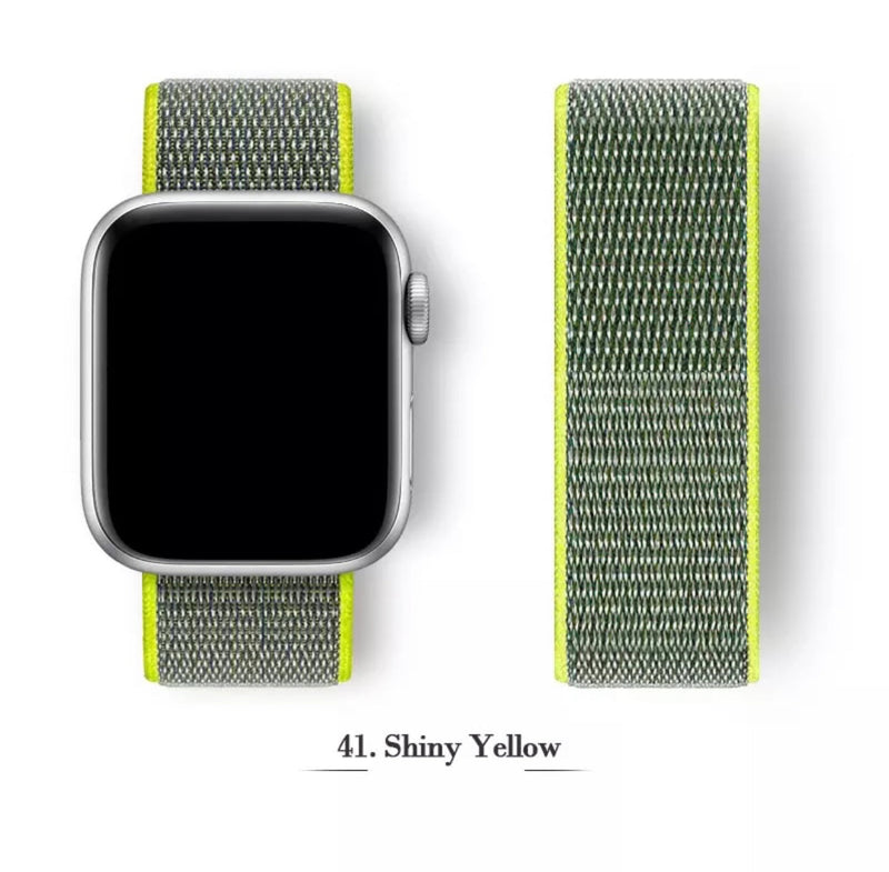 Premium Multi-Colour Nylon Sport Watch Bands- for New Apple Watch Series 7 41mm - Super Savings Technologies Co.,LTD 