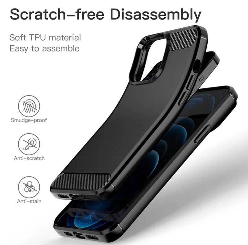 Simple Carbon Fiber Phone Case- for selected Apple iPhone models - Super Savings Technologies Co.,LTD 