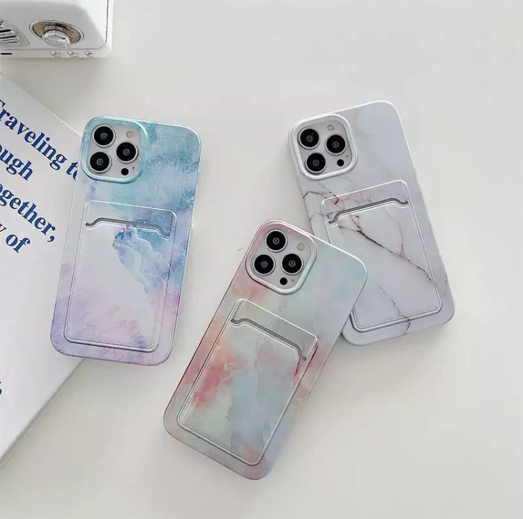 Special Designers Artwork Hardshell TPU Phone Case with Cardholder- for Apple iPhones/14 Series - Super Savings Technologies Co.,LTD 