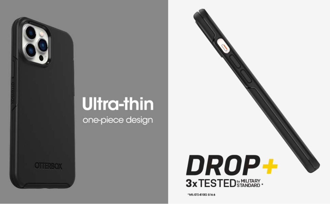 OtterBox Cover per iPhone 14 Pro Max Symmetry Clear, resistente a shock e cadute, sottile, testata 3x MIL-STD 810G, protezione antimicrobica, Trasparente OtterBox Cover per iPhone 14 Pro Max Symmetry Clear, resistente a shock e cadute, sottile, testata 3x MIL-STD 810G, protezione antimicrobica, Trasparente