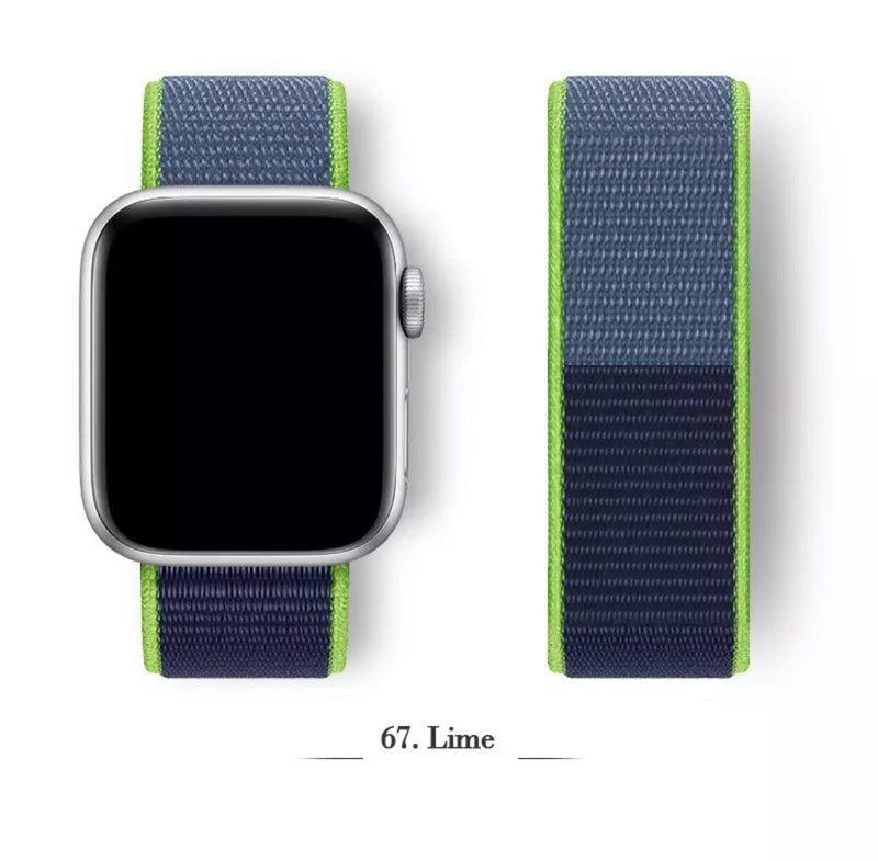 Premium Multi-Colour Nylon Sport Watch Bands- for New Apple Watch Series 7 45mm - Super Savings Technologies Co.,LTD 