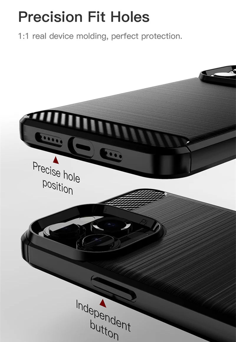 Simple Carbon Fiber Phone Case- for selected Apple iPhone models - Super Savings Technologies Co.,LTD 