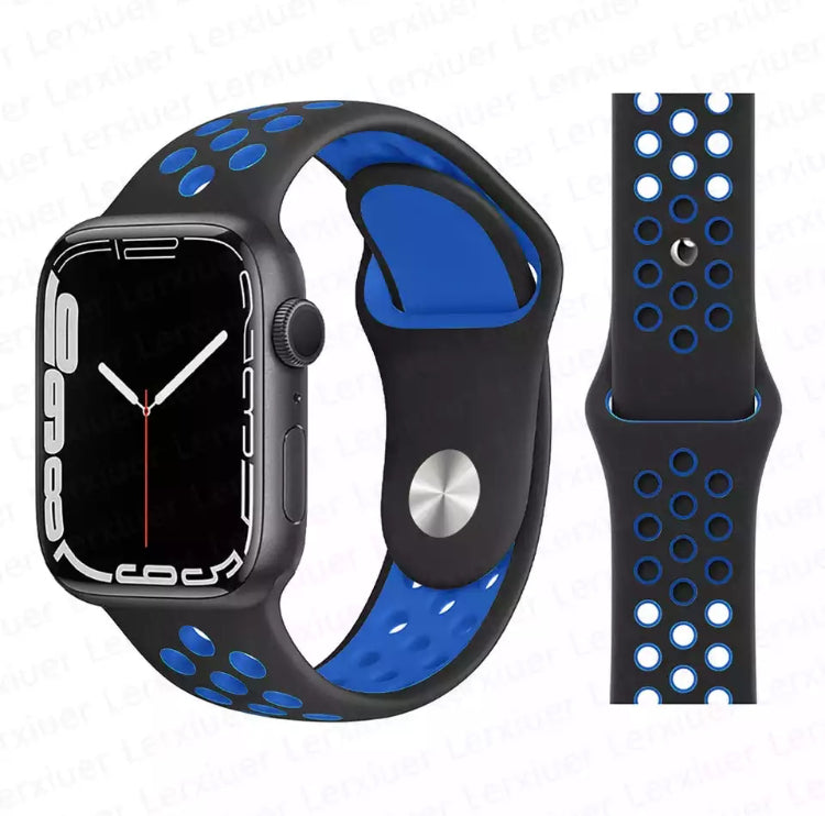 Signature Nike Apple Watch Silicone Sport Bands with Breathable Linings- for Selected Apple Watch 40mm Size - Super Savings Technologies Co.,LTD 