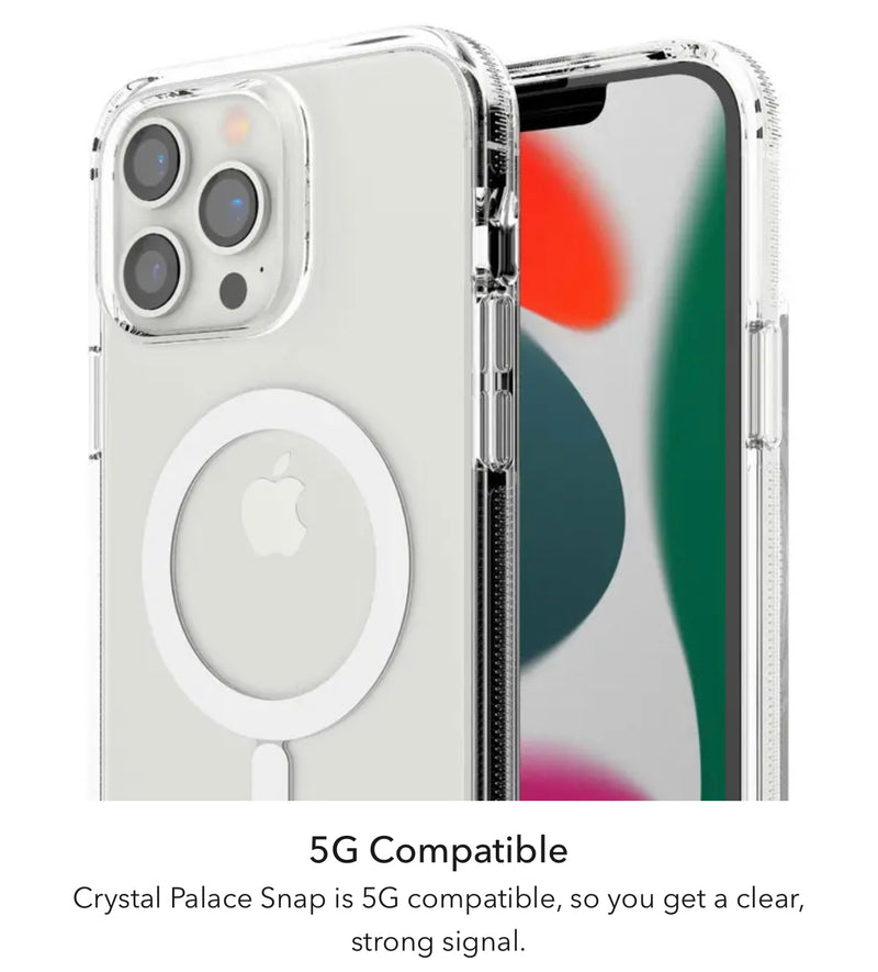 ZAGG Gear4 Crystal Palace Snap Clear Hardshell Phone Case with MagSafe- for Apple iPhone Series - Super Savings Technologies Co.,LTD 