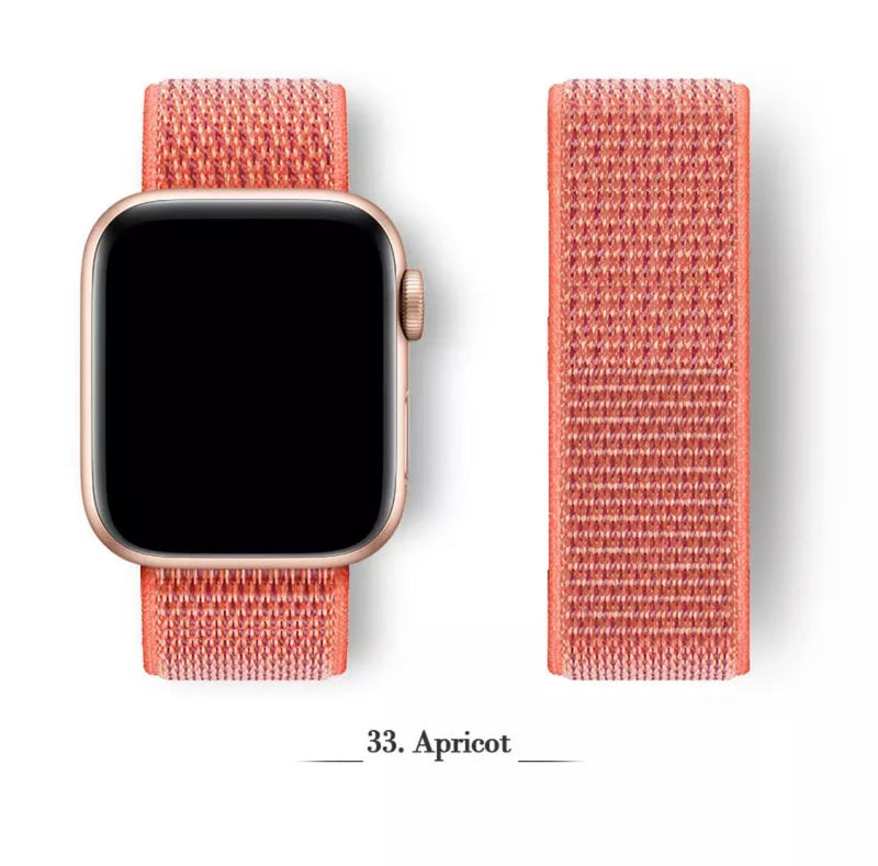 Premium Multi-Colour Nylon Sport Watch Bands- for New Apple Watch Series 7 41mm - Super Savings Technologies Co.,LTD 