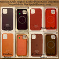 Premium Apple MagSafe Leather Phone Case- for New Apple iPhone 13 2021 - Super Savings Technologies Co.,LTD 