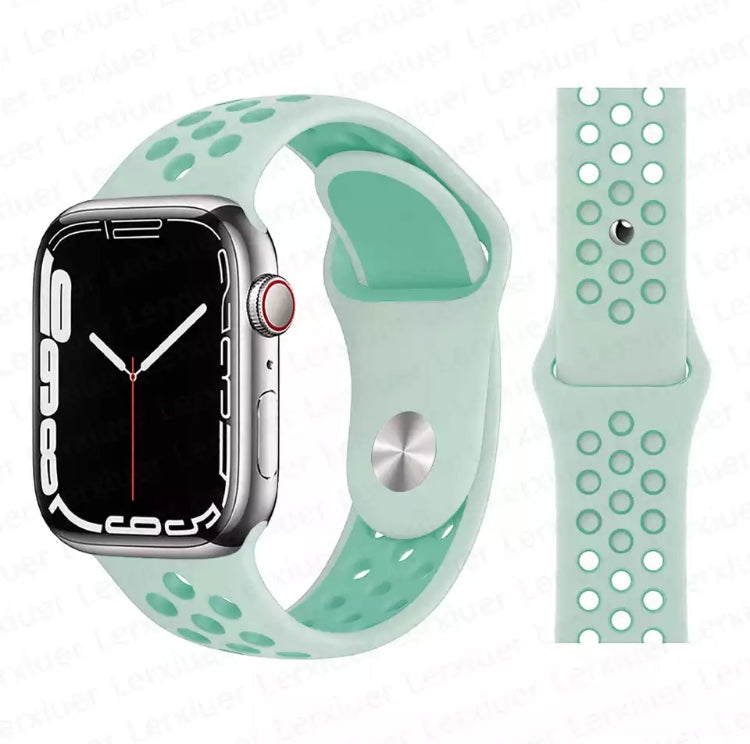 Signature Nike Apple Watch Silicone Sport Bands with Breathable Linings- for Selected Apple Watch 40mm Size - Super Savings Technologies Co.,LTD 