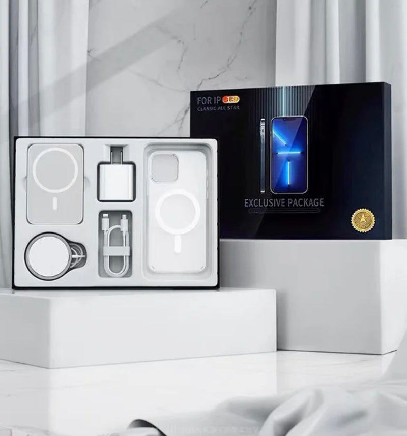 Deluxe 6 Pieces Apple Lovers’ Accessories Gift Box- for Apple iPhones