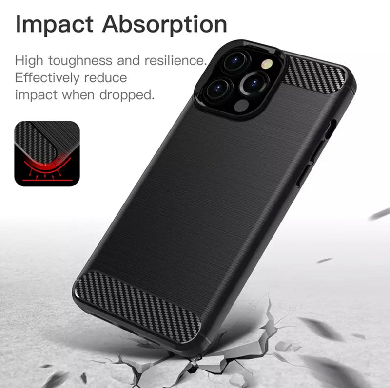 Simple Carbon Fiber Phone Case- for selected Apple iPhone models - Super Savings Technologies Co.,LTD 