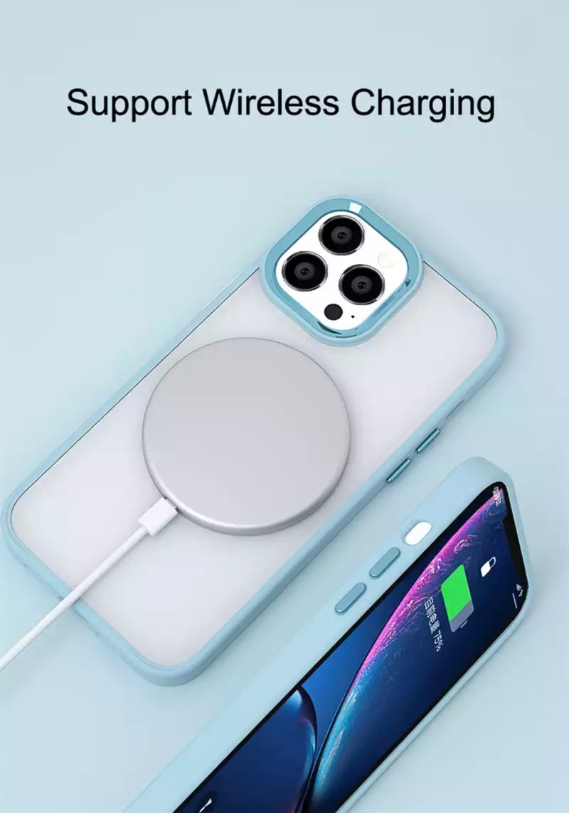 Premium Translucent Clear Hardshell TPU Rubber Borders Phone Case- for Apple iPhone 14 Series - Super Savings Technologies Co.,LTD 