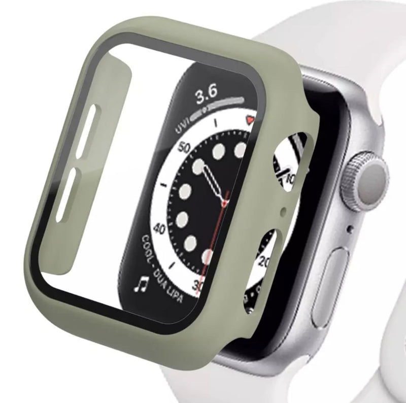 Premium Multi-Colour 2 in 1 Tempered Glass Shockproof Apple Watch Case- for selected Apple Watch in 40mm - Super Savings Technologies Co.,LTD 