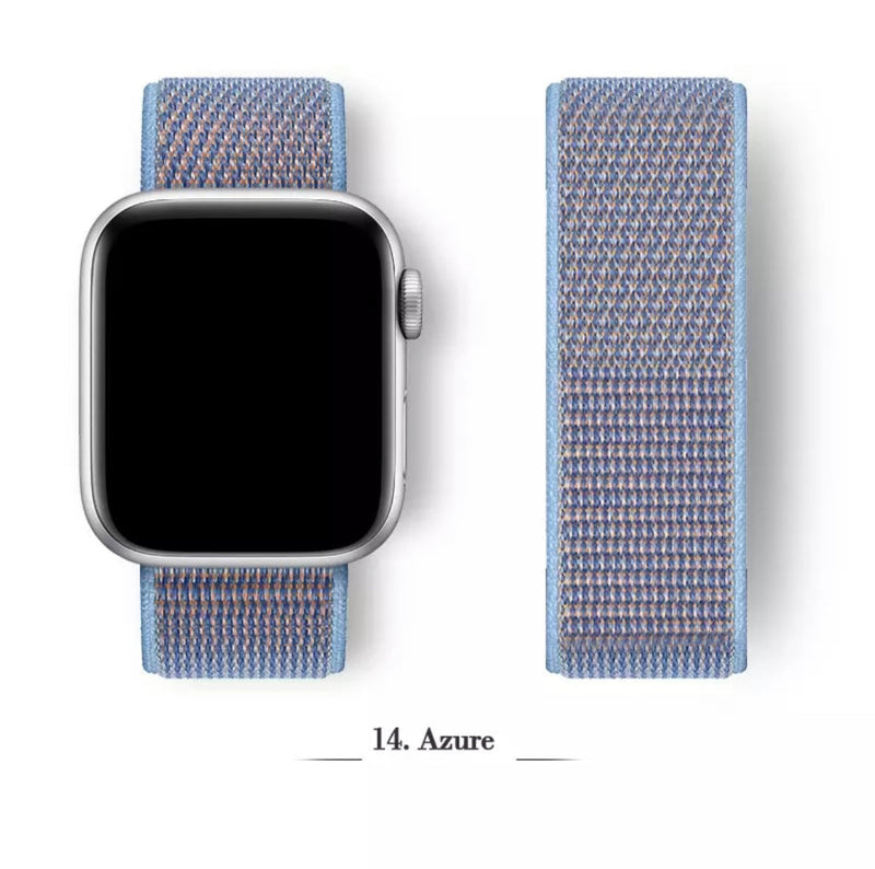 Premium Multi-Colour Nylon Sport Watch Bands- for New Apple Watch Series 7 41mm - Super Savings Technologies Co.,LTD 