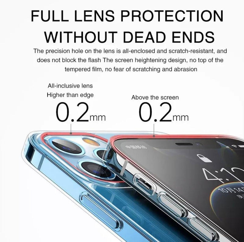 Premium Ultra-Clear Softshell TPU AirPillow Phone Case with Camera Precision Protector- for selected Apple iPhone Models - Super Savings Technologies Co.,LTD 