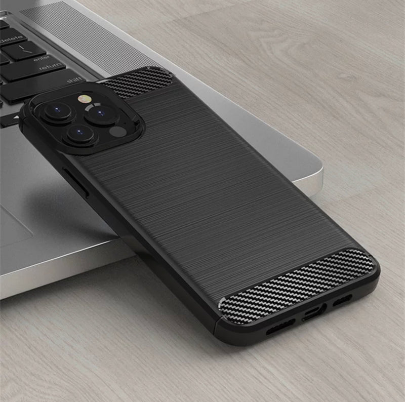 Simple Carbon Fiber Phone Case- for selected Apple iPhone models - Super Savings Technologies Co.,LTD 