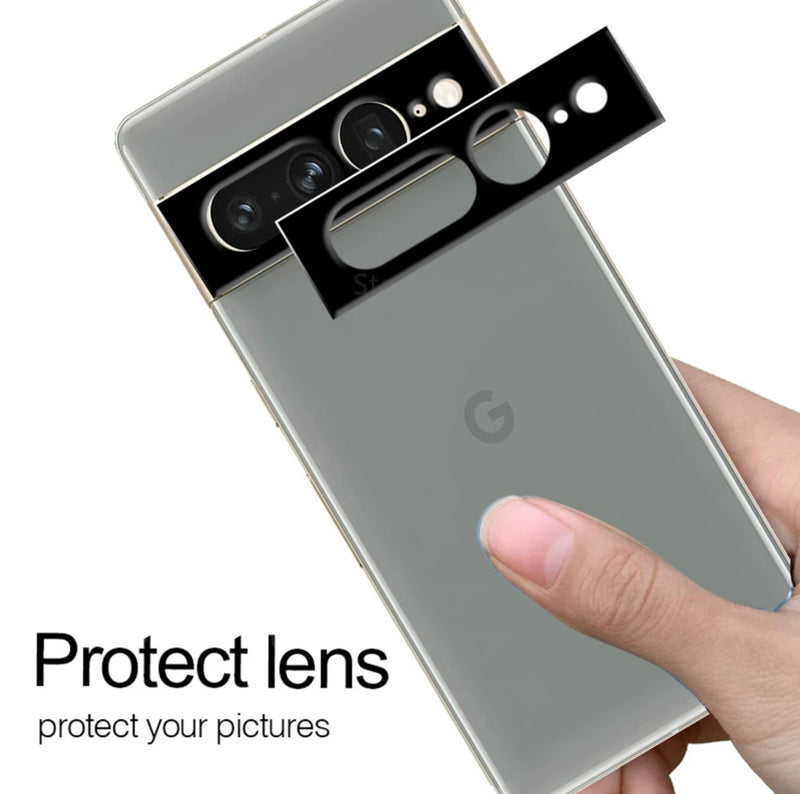 Glass Pro+ Premium 9H Clear 3D Night Aperture Curved Surface Camera Lens Protector- 1pc for Google Pixel Series