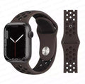 Signature Nike Apple Watch Silicone Sport Bands with Breathable Linings- for Selected Apple Watch 42/44/45mm Size - Super Savings Technologies Co.,LTD 