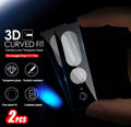 Glass Pro+ Premium 9H Clear 3D Night Aperture Curved Surface Camera Lens Protector- 2pcs for Google Pixel Series