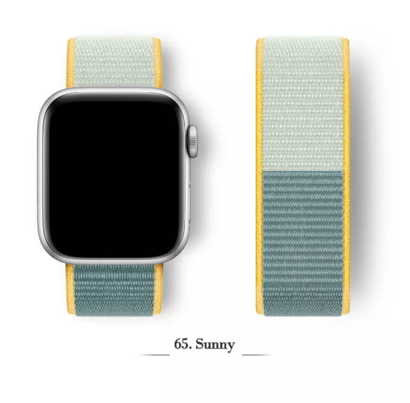 Premium Multi-Colour Nylon Sport Watch Bands- for selected Apple Watch in 42mm/44mm - Super Savings Technologies Co.,LTD 