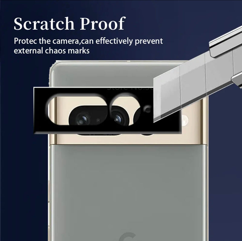 Glass Pro+ Premium 9H Clear 3D Night Aperture Curved Surface Camera Lens Protector- 1pc for Google Pixel Series