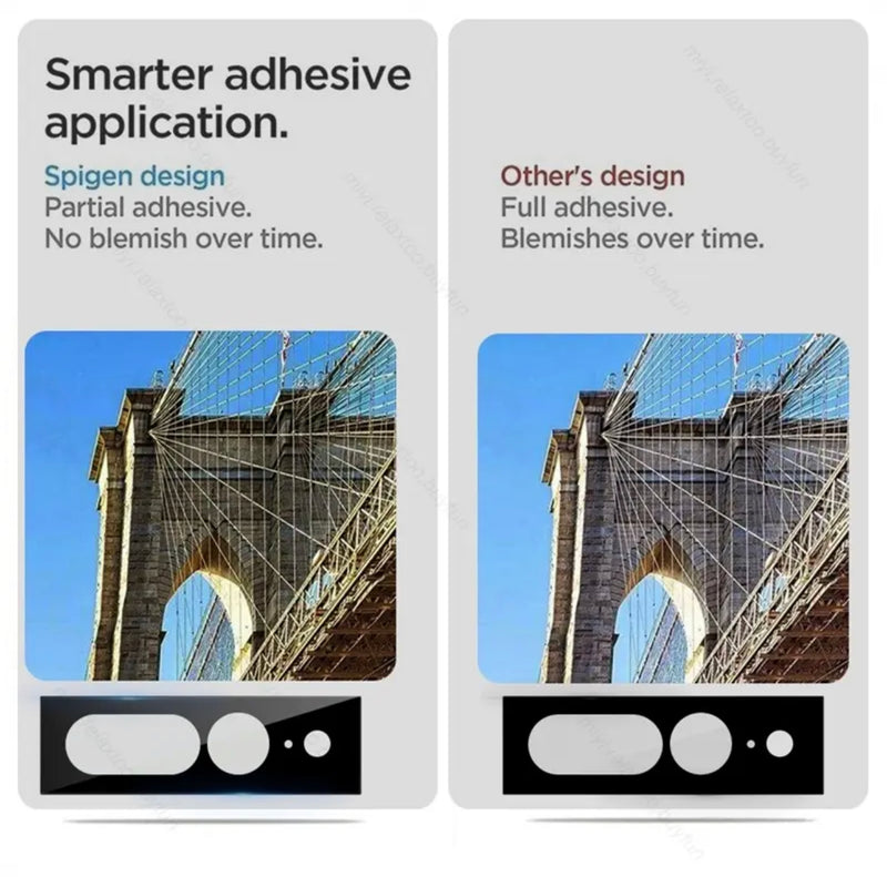 Glass Pro+ Premium 9H Clear 3D Night Aperture Curved Surface Camera Lens Protector- 1pc for Google Pixel Series