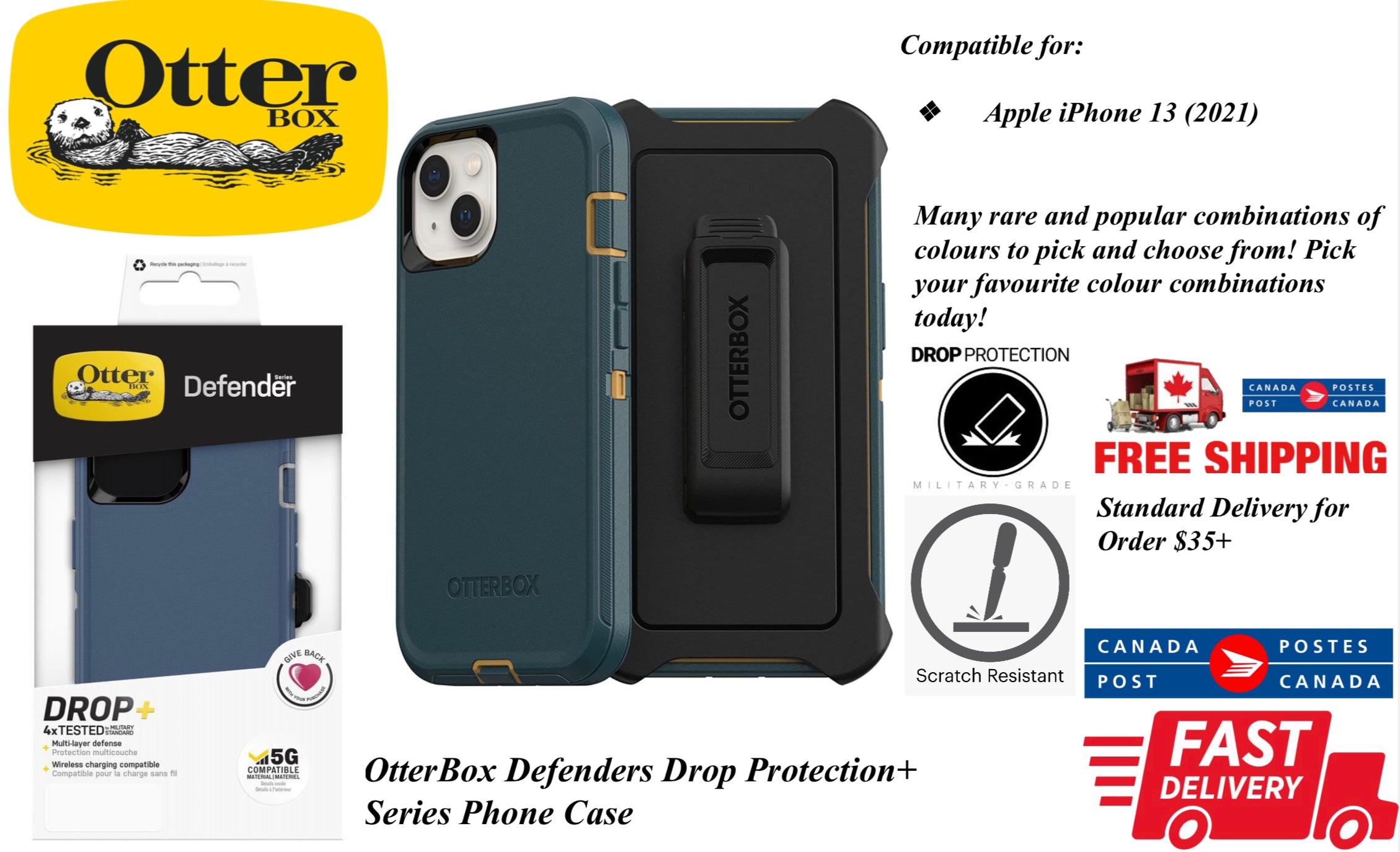 OtterBox Defenders- iPhone 13 Phone Case OtterBox Defenders- iPhone 13 Phone Case