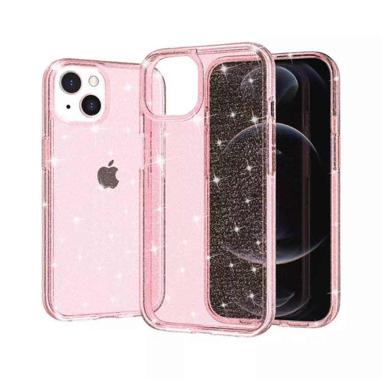 Classic OtterStyle Glitters/Clear Shockproof Hardshell TPU Phone Case- for Apple iPhone 14 Series 2022 - Super Savings Technologies Co.,LTD 