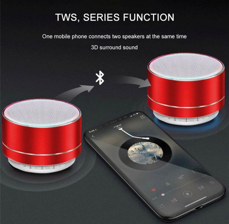 Premium A10 New Technology Fashion Mini Bluetooth Speaker with Studio Sounds Quality- Product Red Colour - Super Savings Technologies Co.,LTD 