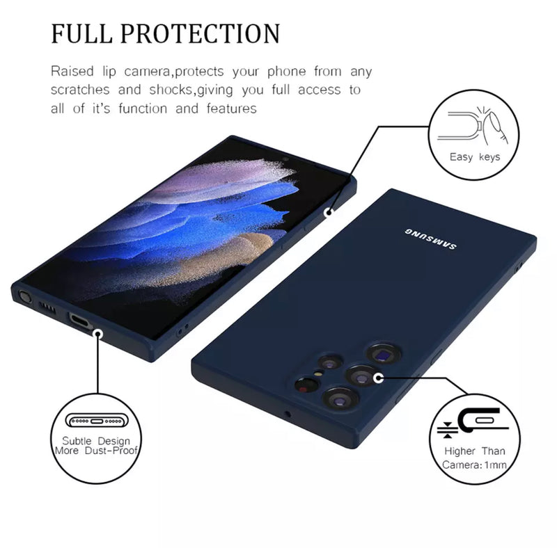 Original Samsung Galaxy Silicone Phone Case with Logo- for Selected Samsung Galaxy Models - Super Savings Technologies Co.,LTD 